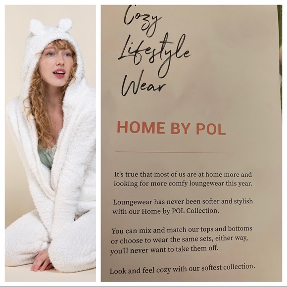 🔥Host Pick🔥POL Pink Cozy Hoodie with Animal Ears - Picture 2 of 10